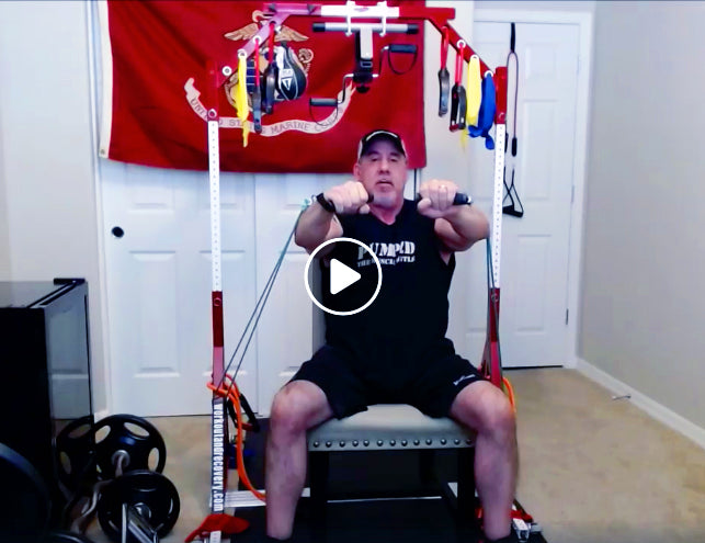 David Lyons MS Fitness Challenge demonstrates UWAR workout