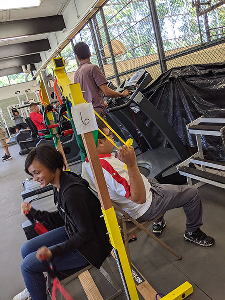 Dearborn High School uses Ultimate Workout And Recovery System for their physical education class