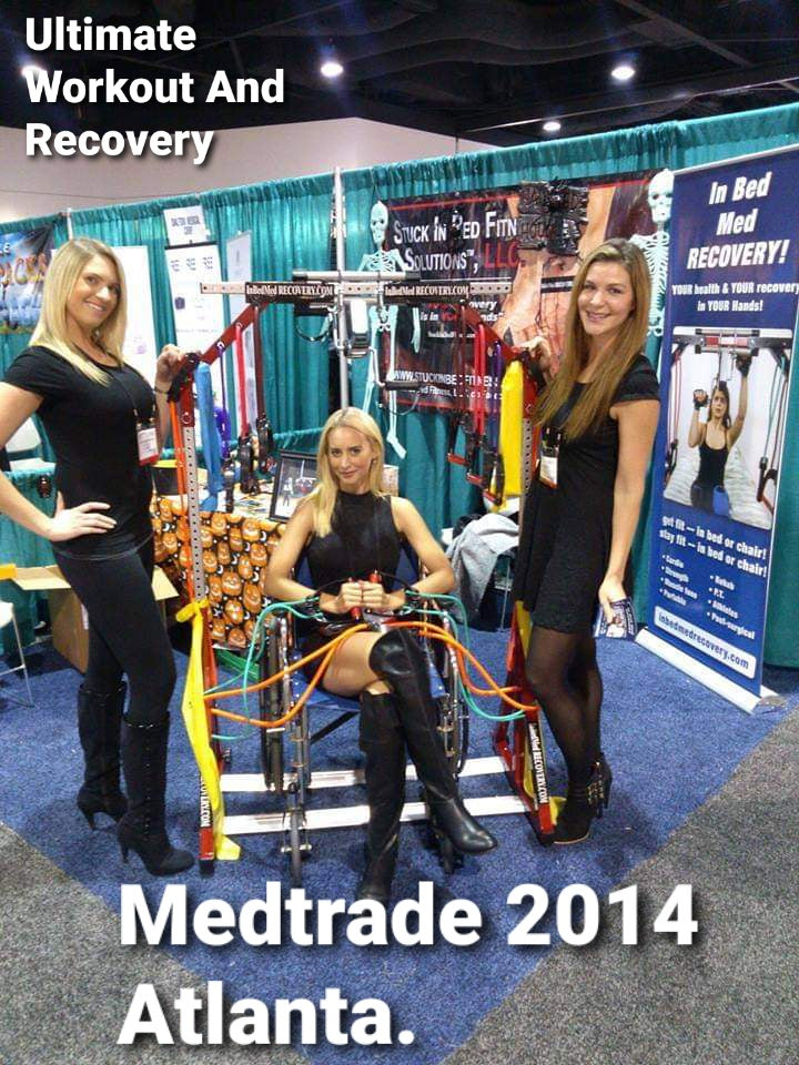 UWAR exercise system display at the Medtrade 2014 Atlanta booth
