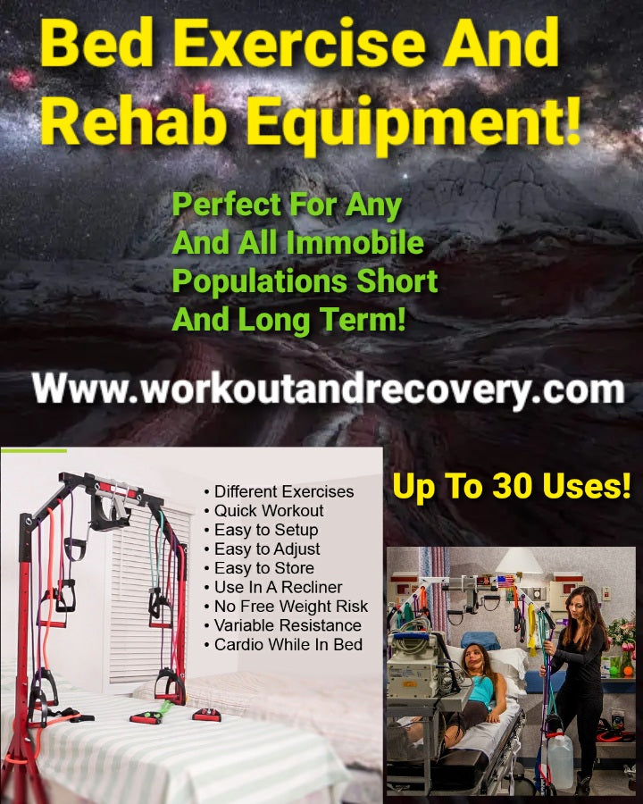 UWAR bed exercise and rehabilitation equipment feature graphic