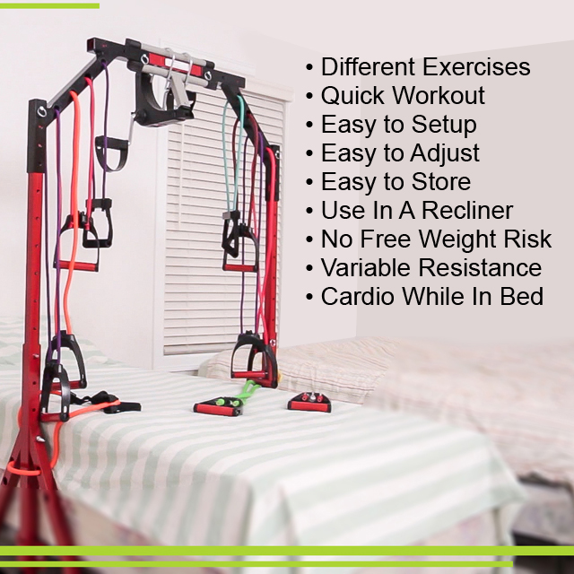 Ultimate Workout And Recovery Deluxe Rehab and Exercise Convenience Gym